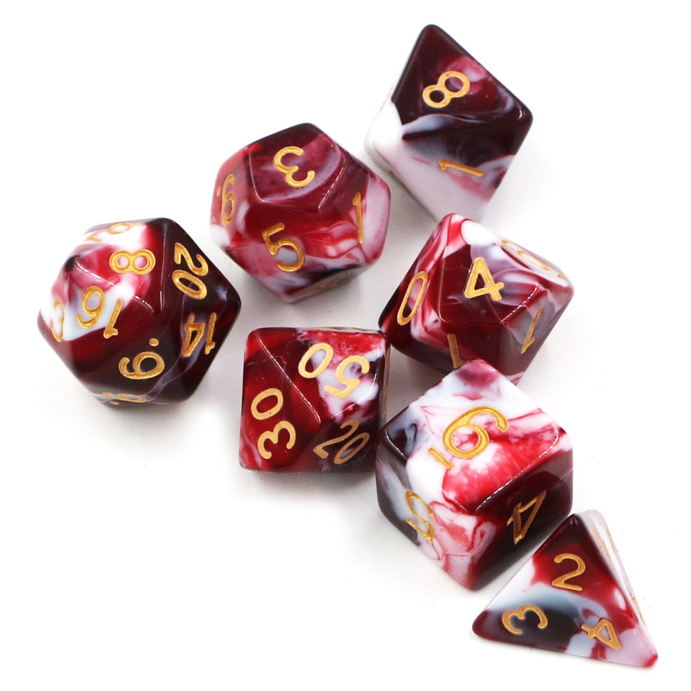 DARK URGE - Dice Set - Red Black White