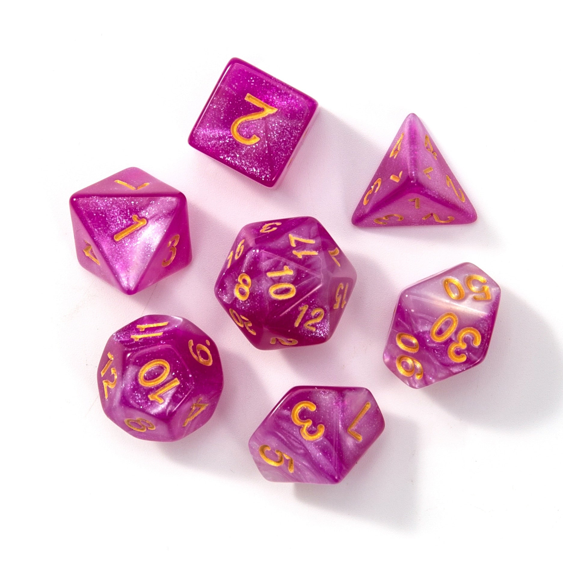 WILD MAGIC - Dice Set - Pink Gold – Tavern Dice